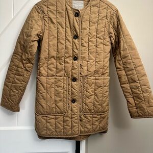 Everlane Tan Quilted Jacket